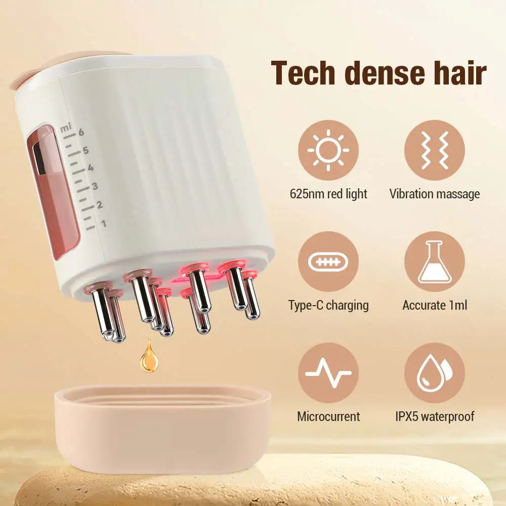 Microcurrent LED Hair Growth Massager Comb