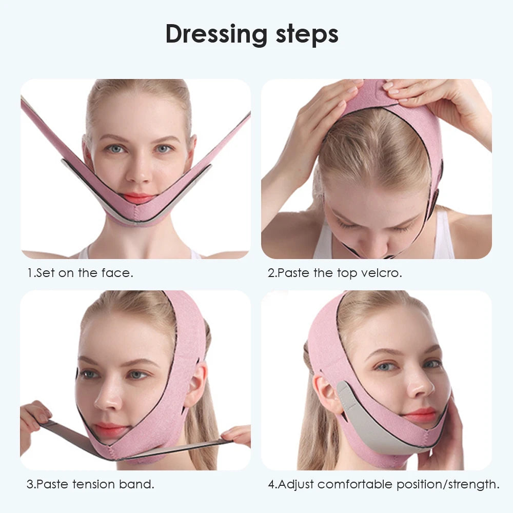 V-Face Slimming Mask & Chin Lift Band for Facial Firming