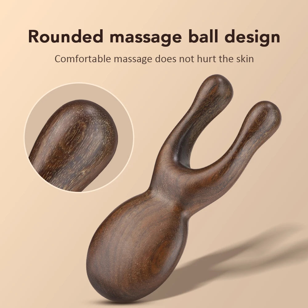 Face & Scalp Gua Sha Massager with Resin & Sandalwood Tool