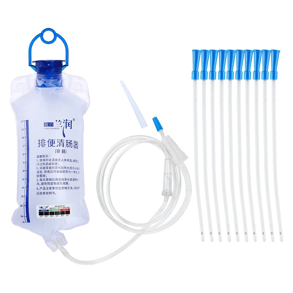 1200ml Unisex Enema Bag Kit – Hygiene & Shower Cleaning Device