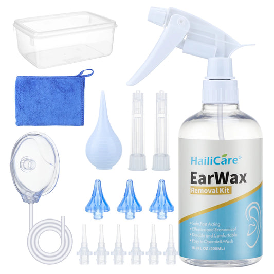 Ear Wax Removal Tool Kit – 500ml Irrigation Washer & Cleaning Set for Kids and Adults