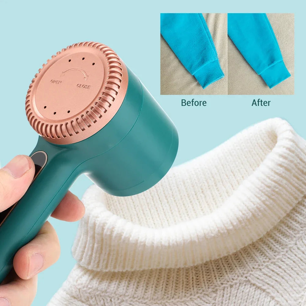 Electric Lint Remover – Stainless Steel Shaver for Sweaters & Fabrics