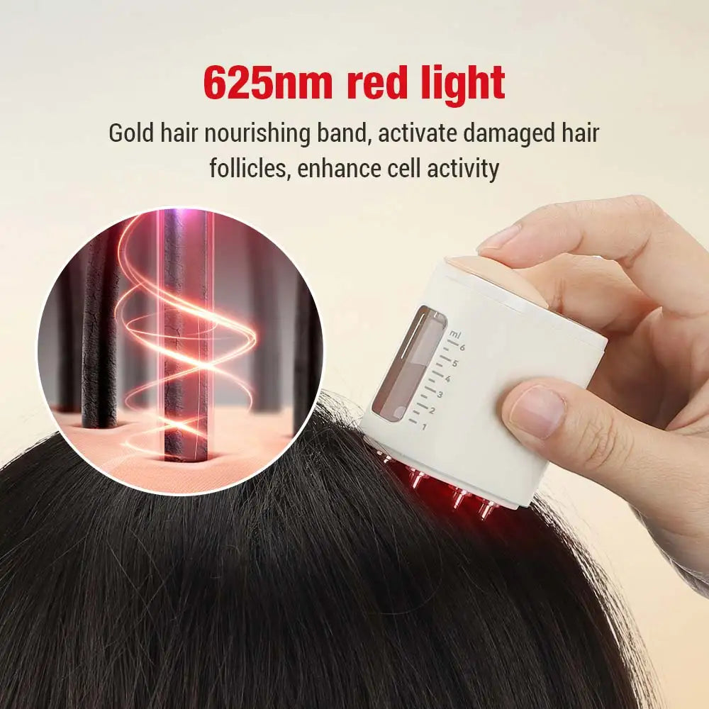 Microcurrent LED Hair Growth Massager Comb