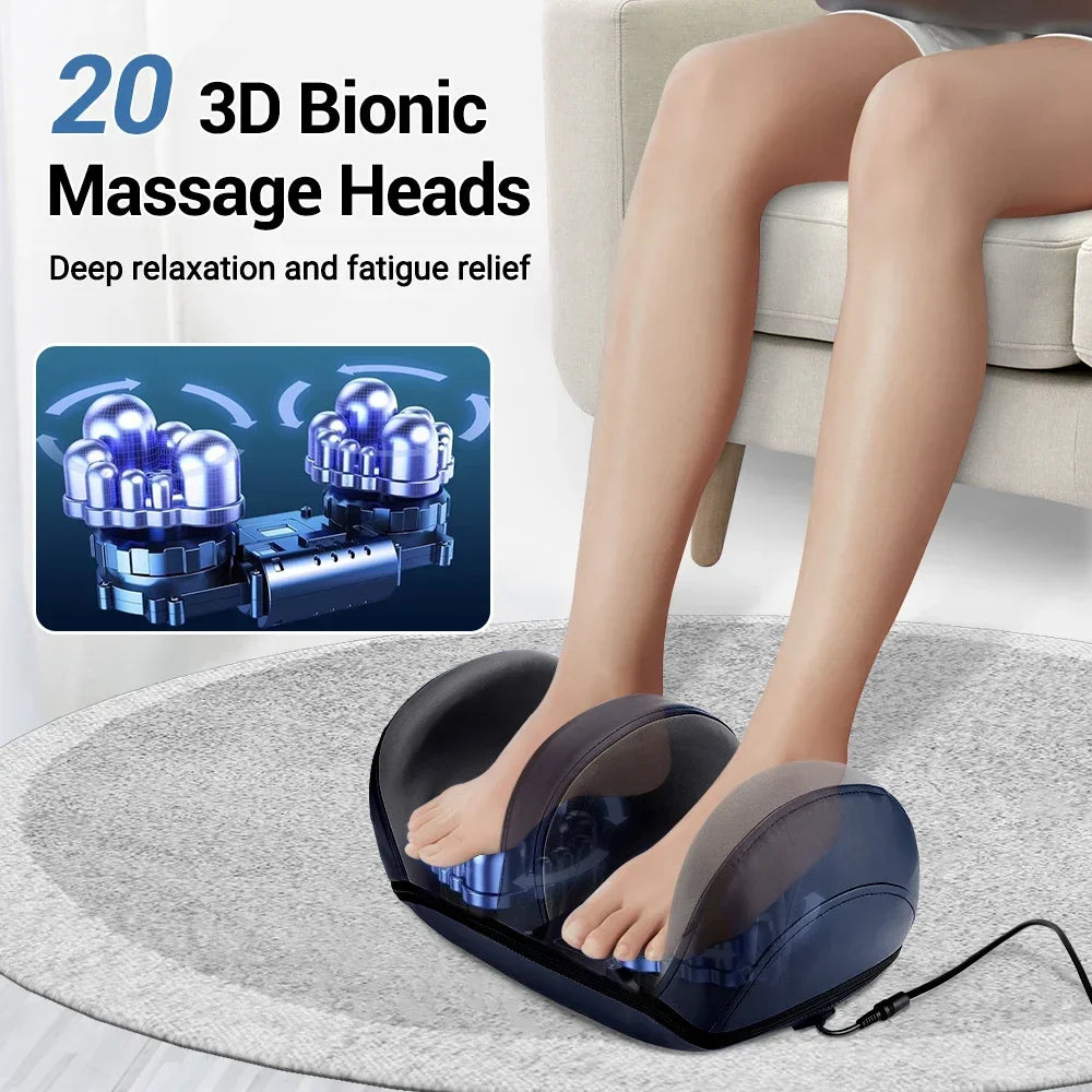 Electric Foot Massage Device – Intelligent Calf Kneading Massage for Deep Relaxation