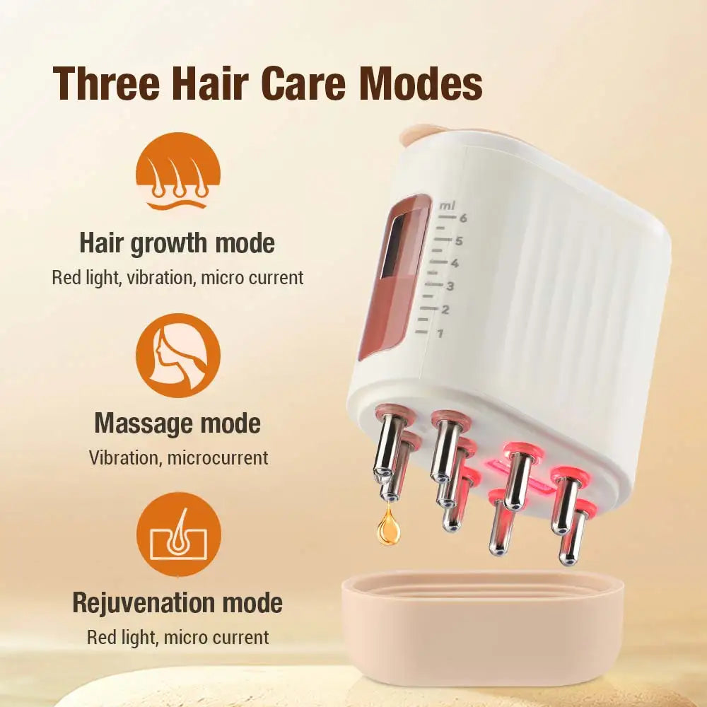 Microcurrent LED Hair Growth Massager Comb